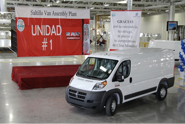 Chrysler saltillo assembly plant in coahuila mexico